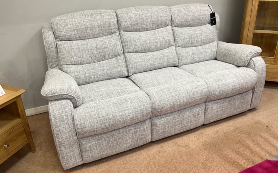 Parker Knoll Michigan 3 Seater Sofa
 & Power Chair in Chedonian Pebble
Was £3,876 Now £2,249